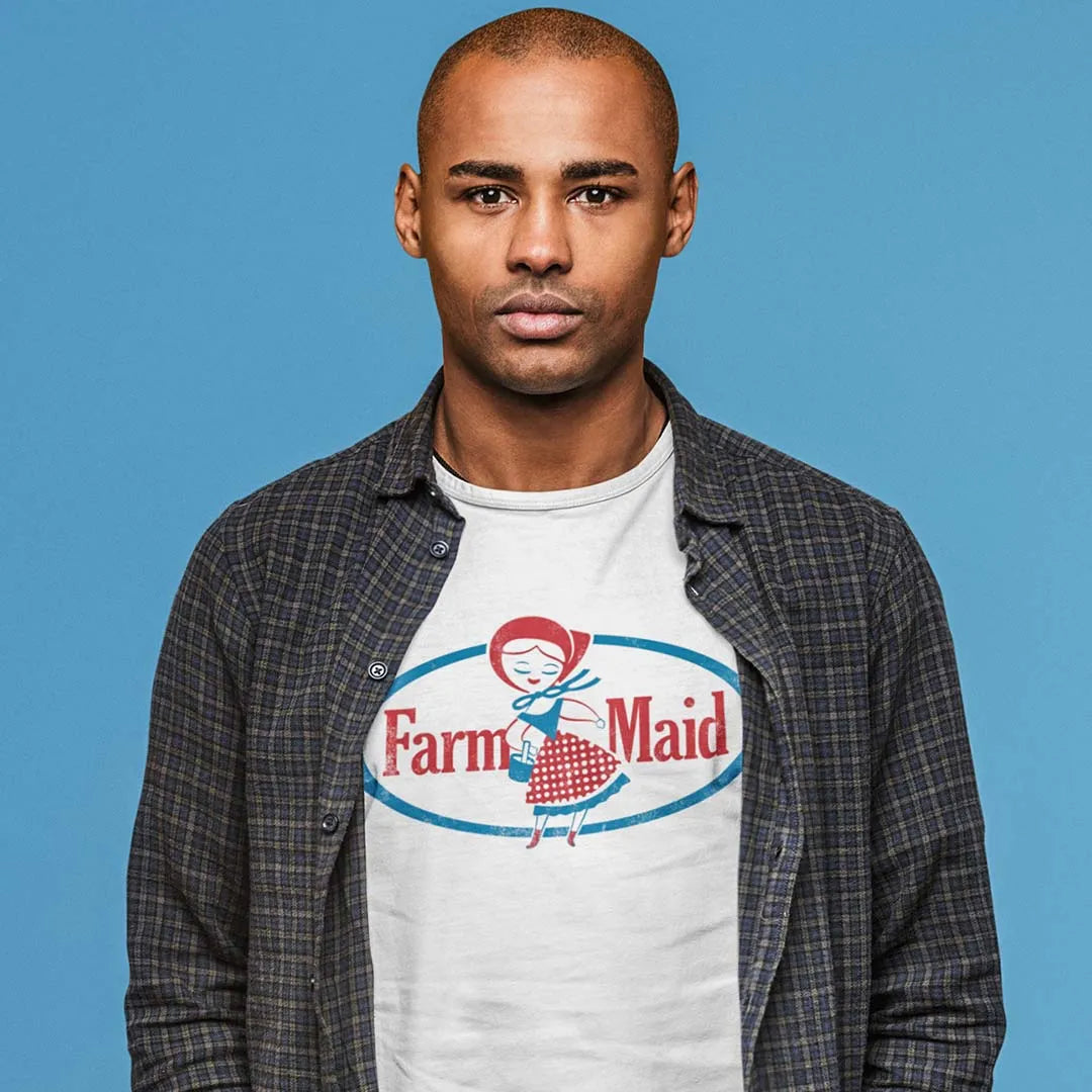 Farm Maid Dairy Detroit Unisex Retro T-shirt - Bygone Brand