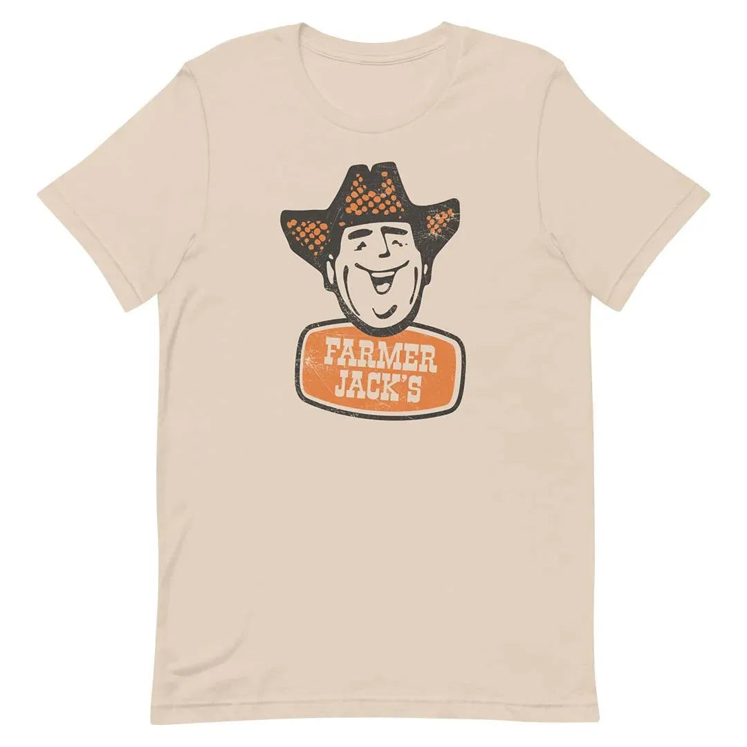 Farmer Jack Supermarket Detroit Unisex Retro T-shirt