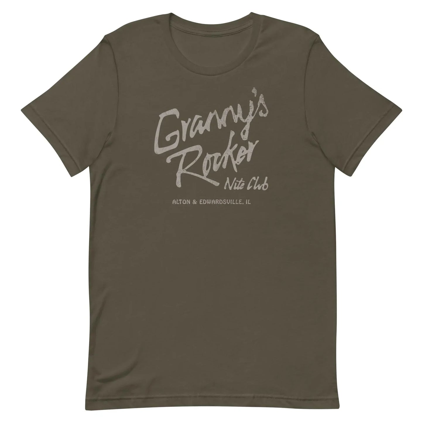 Granny’s Rocker Nightclub Alton Edwardsville Unisex Retro T-Shirt- Bygone Brand