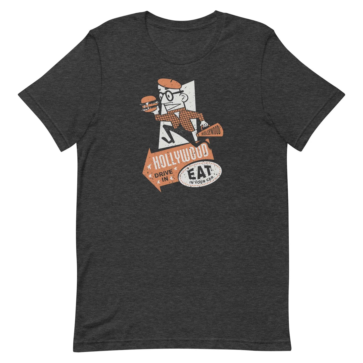 Hollywood Restaurant Rockford Unisex Retro T-shirt - Bygone Brand