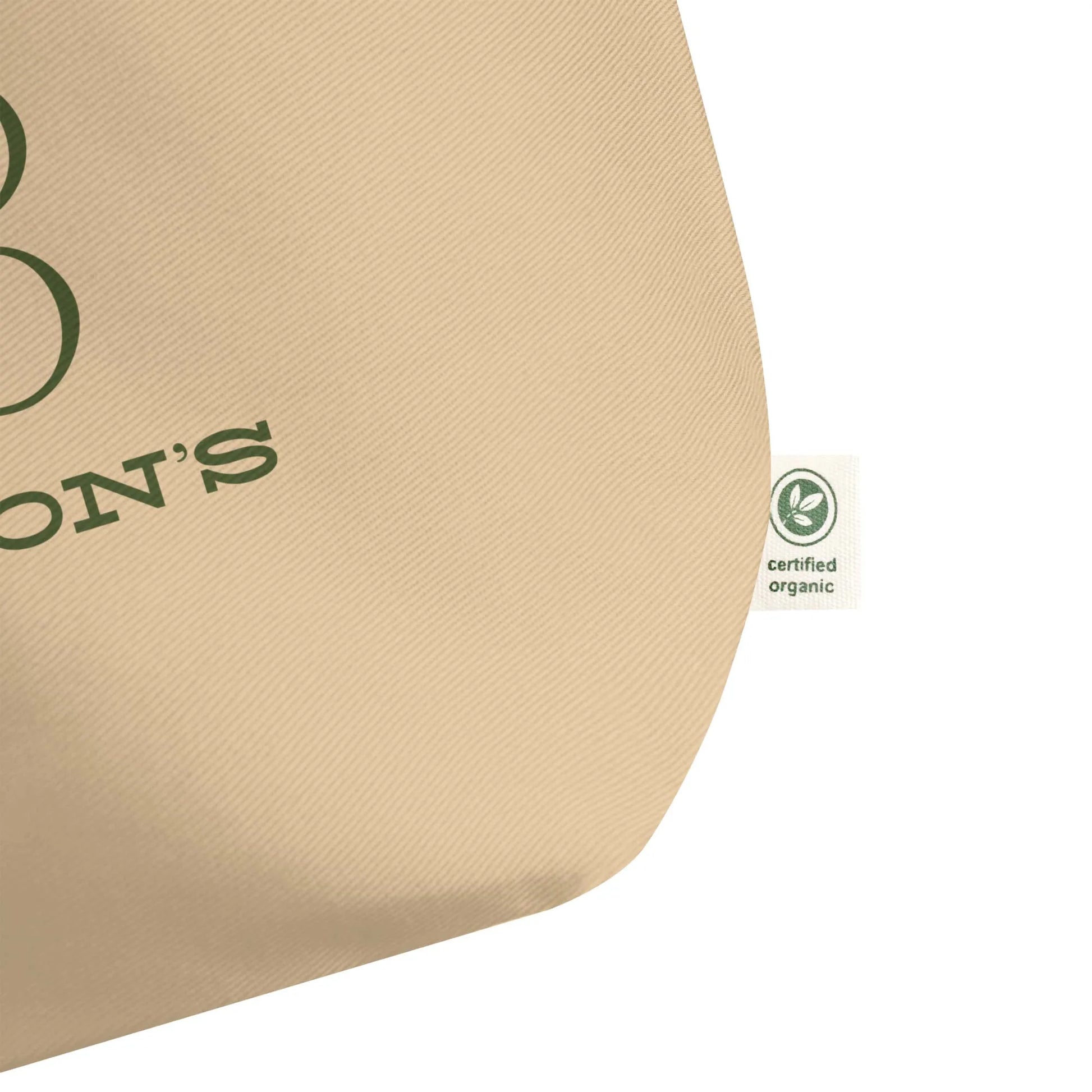 Hudson's Department Store Detroit Large organic tote bag