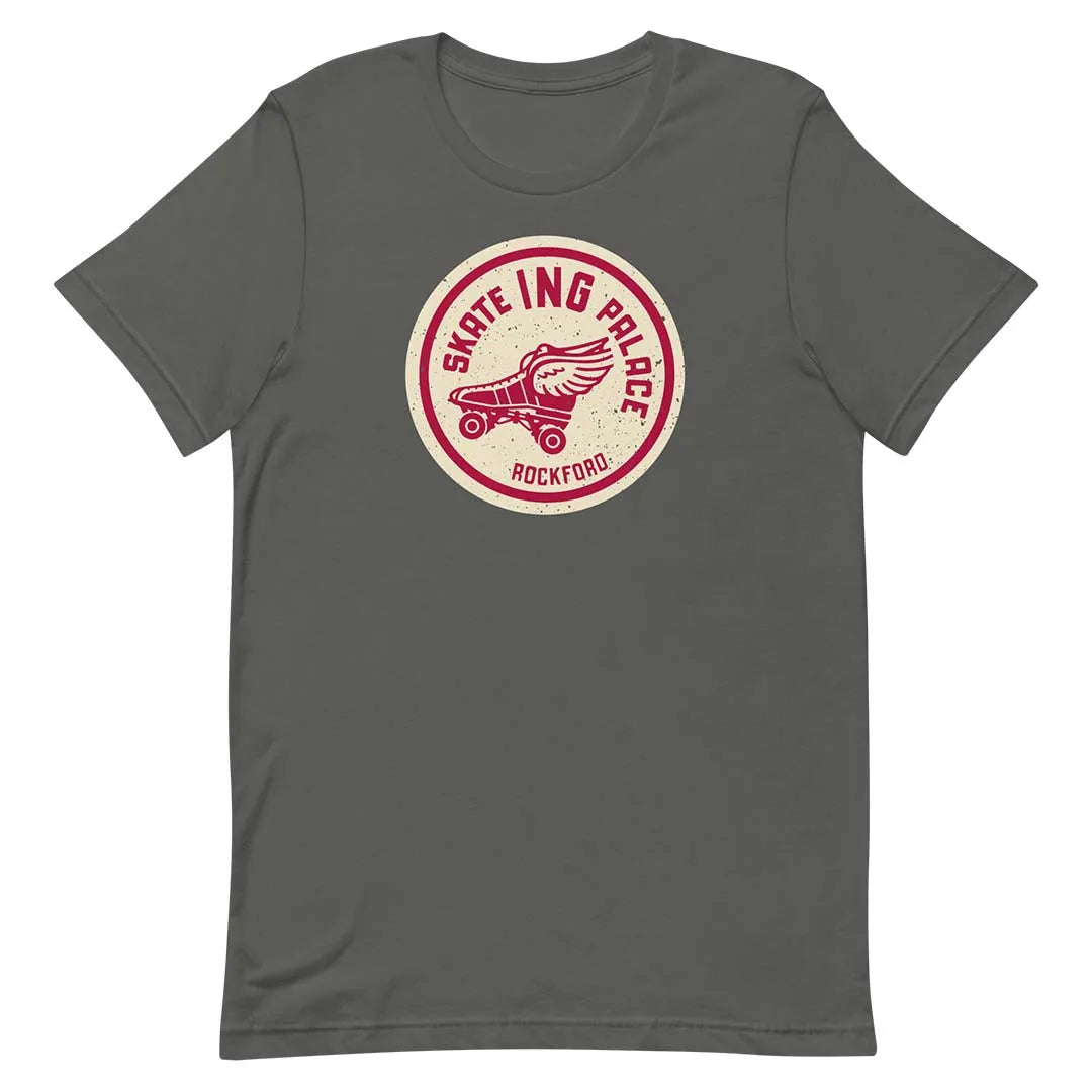 Ing Skate Palace Rockford Unisex Retro T-shirt