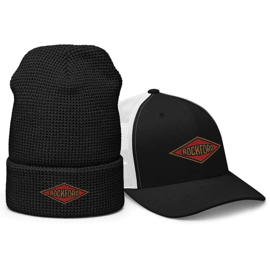 Made in Rockford Embroidered Hat & Beanie