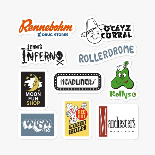 Madison Sticker Sheet – Bygone Brand