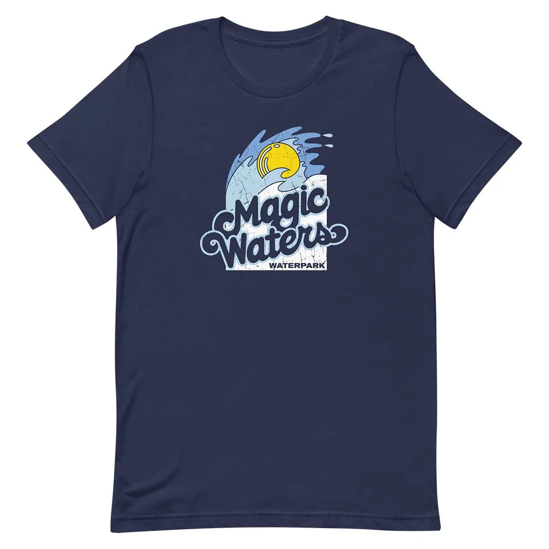 Magic Waters Waterpark Rockford Unisex Retro T-shirt