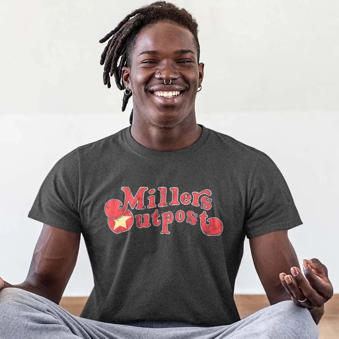 Miller’s Outpost Unisex Retro T-shirt