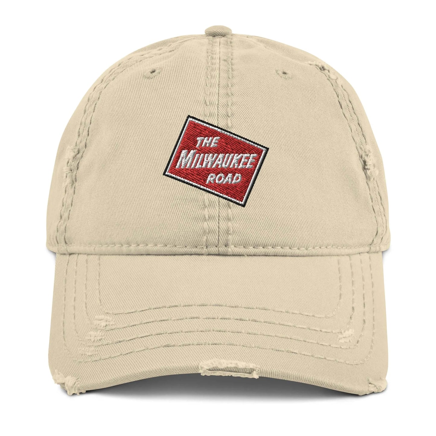 Milwaukee Road Railroad Embroidered Hat khaki
