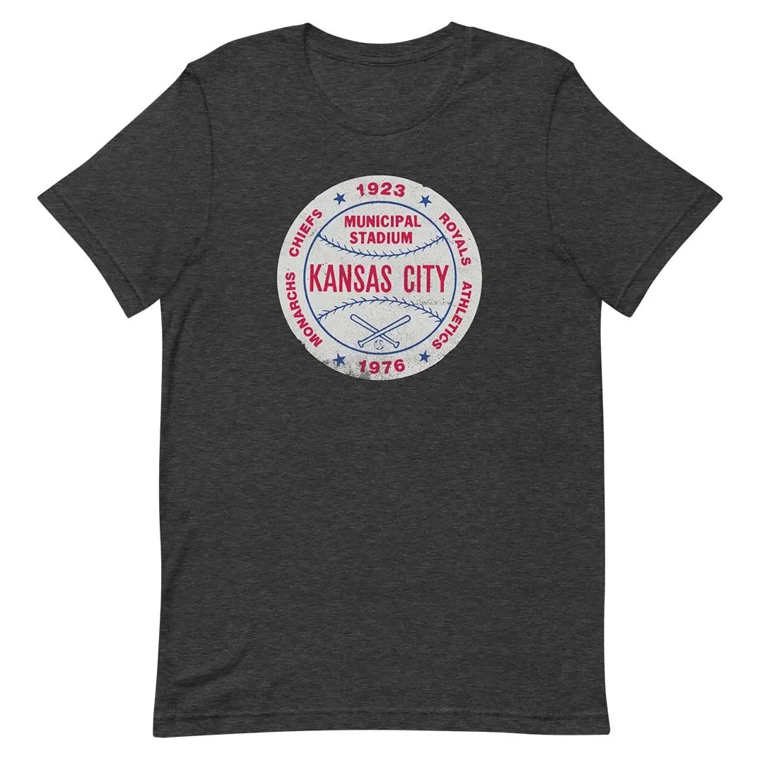 Municipal Stadium Kansas City Unisex Retro T-shirt