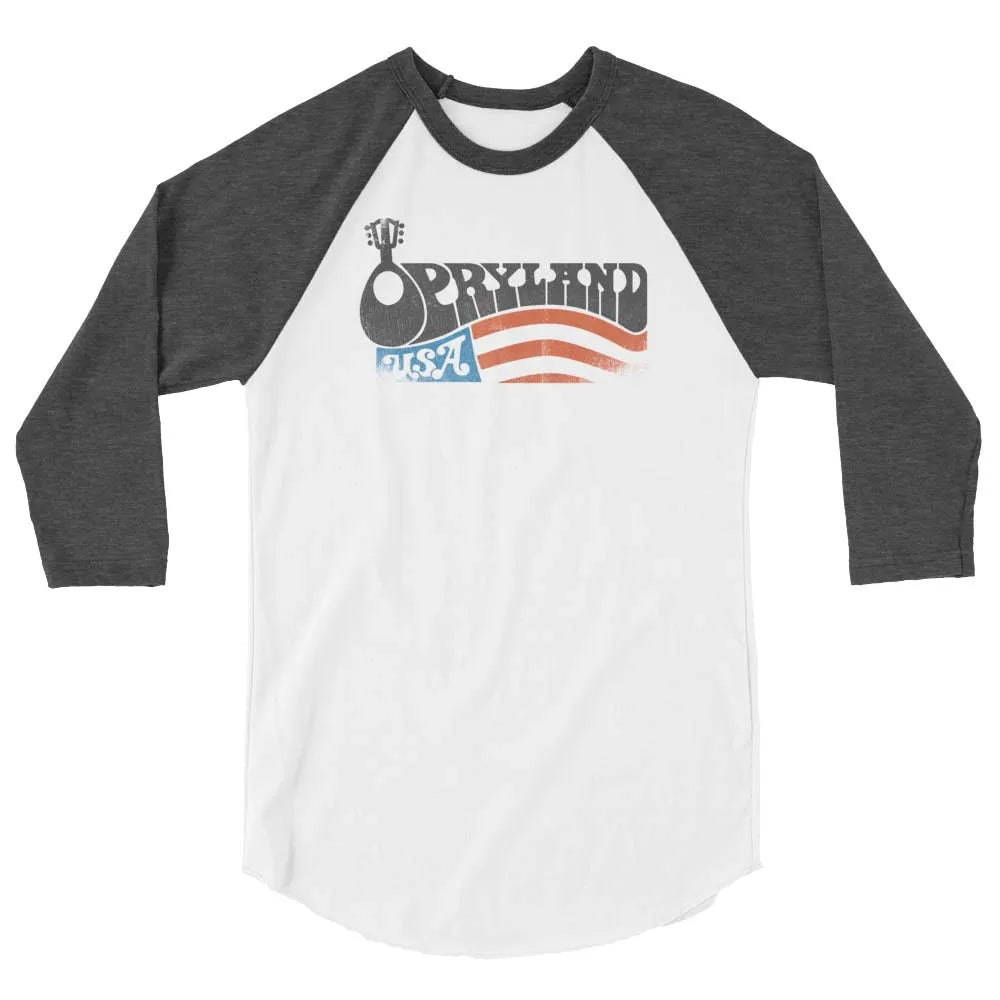 Opryland USA Nashville unisex 3/4 sleeve raglan baseball tee