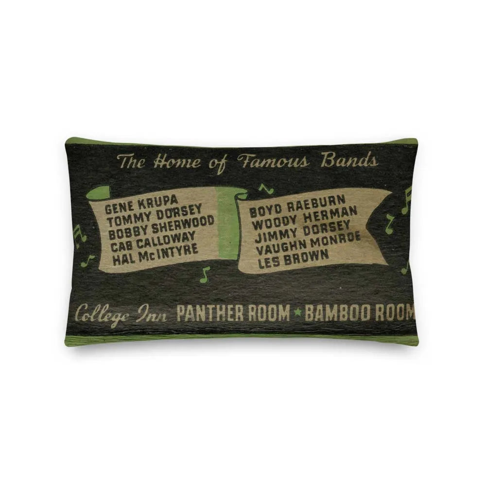 Panther Room Chicago Pillow
