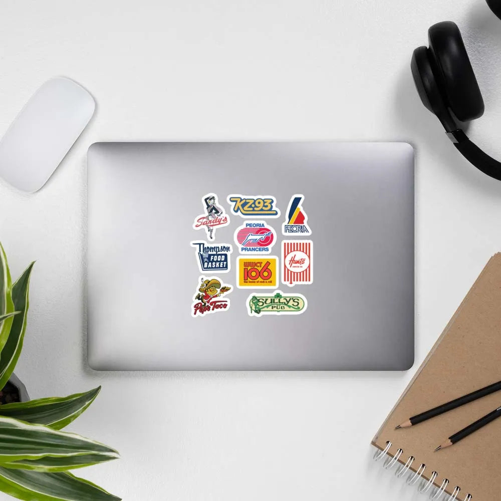 Peoria Sticker Sheet – Bygone Brand