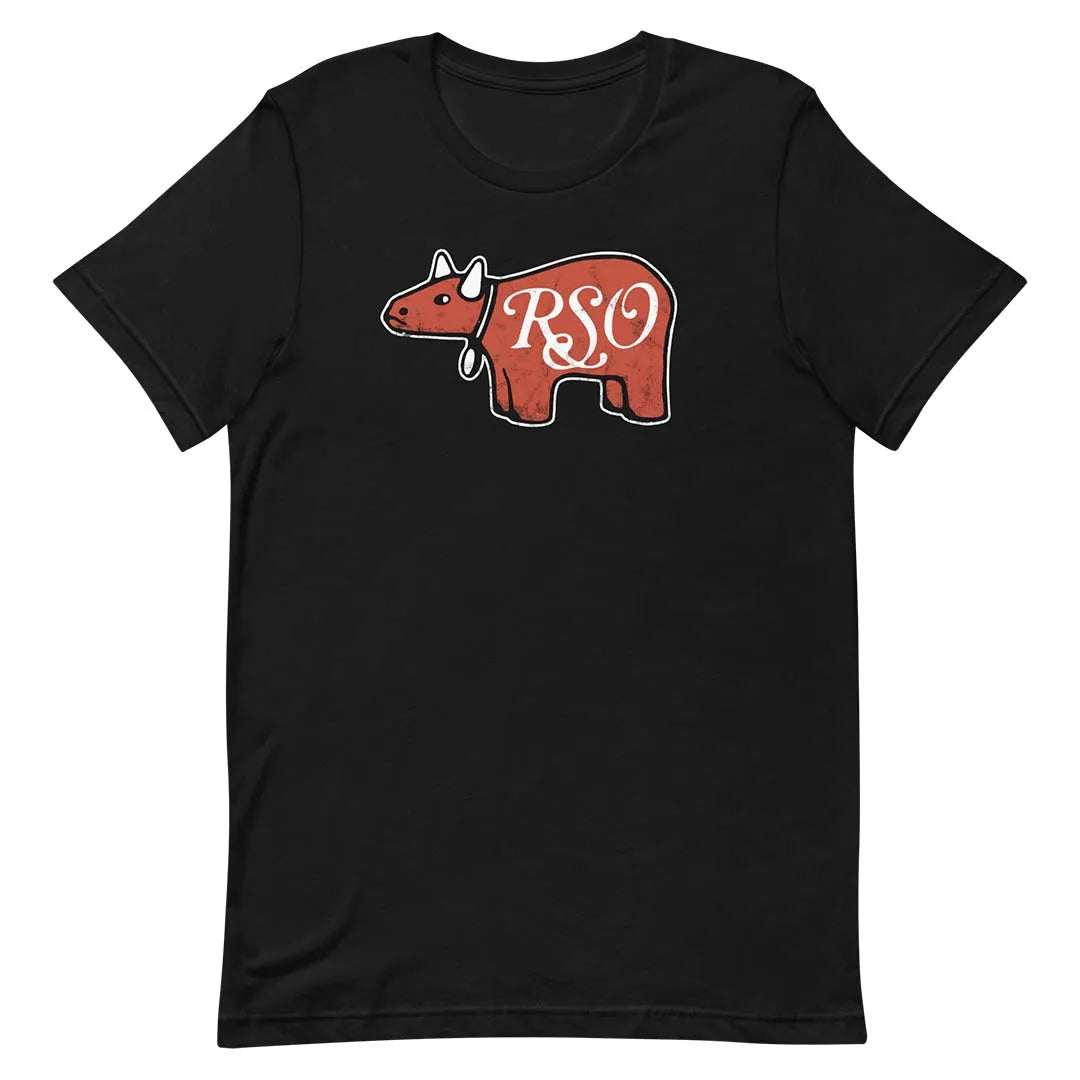 RSO Records Unisex Retro T-shirt black