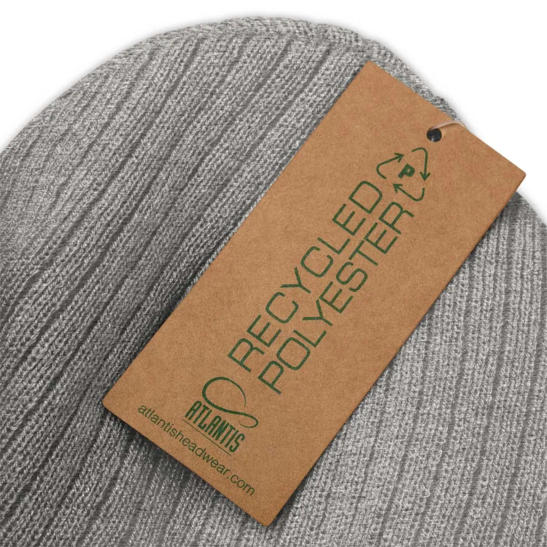 Rockford Script Ribbed Knit Beanie
