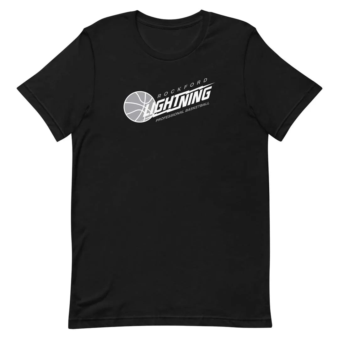 Rockford Lightning Basketball Unisex Retro T-shirt