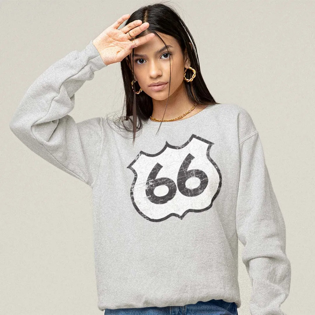 Route 66 Highways Unisex Retro Sweatshirt