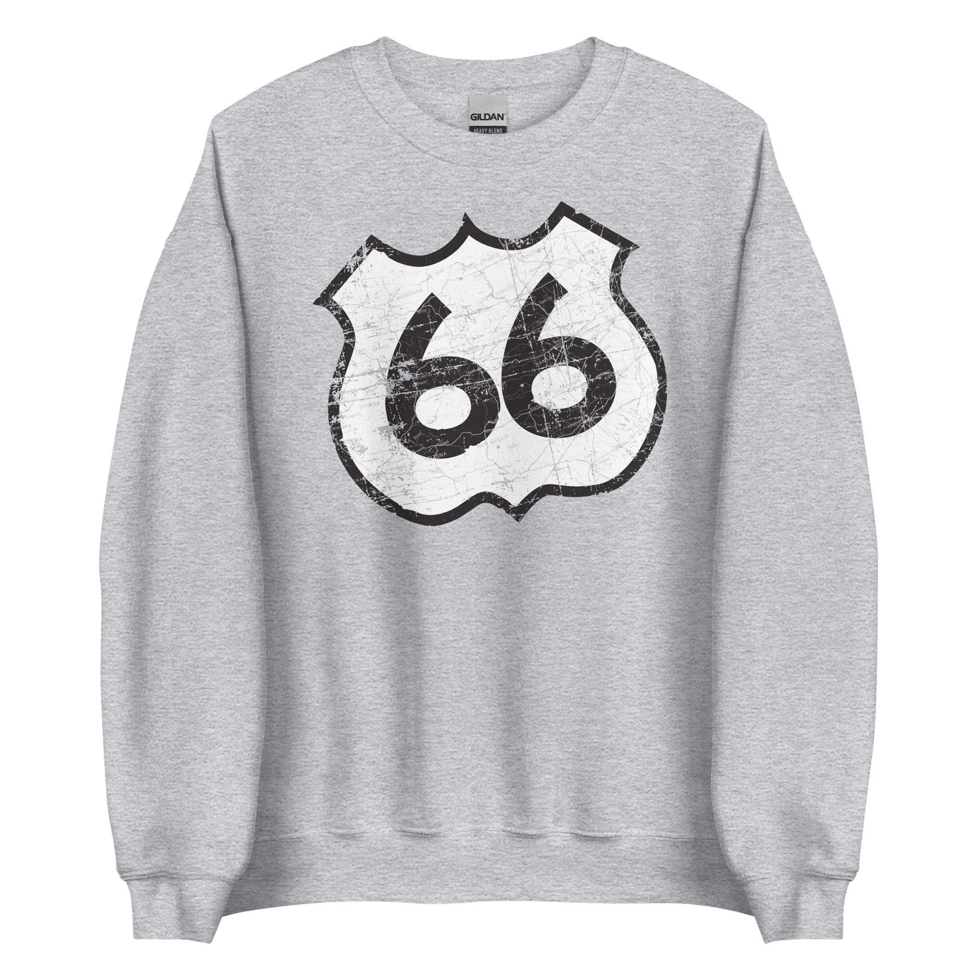 Route 66 Highways Unisex Retro Sweatshirt