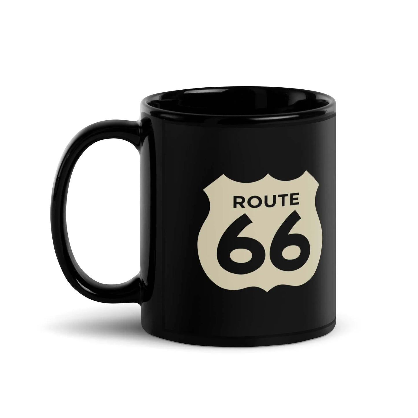 Route 66 Black Coffee Mug - Bygone Brand