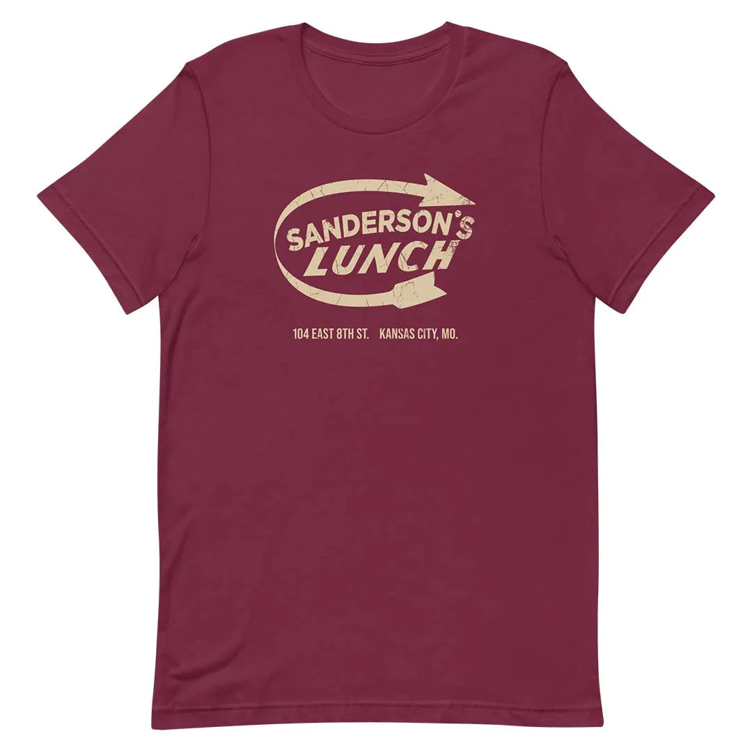 Sanderson's Lunch Kansas City Unisex Retro T-shirt