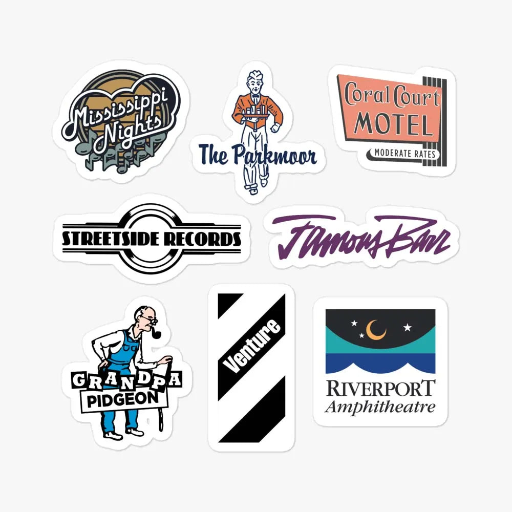 St. Louis Sticker Sheet – Bygone Brand