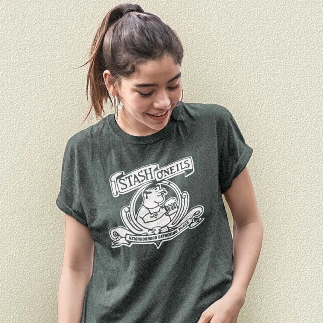 Stash O'Neils Rockford Unisex Retro T-shirt - Bygone Brand