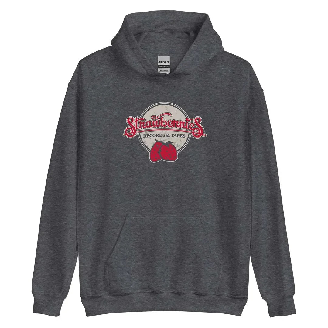 Strawberries Records & Tapes Unisex Retro Sweatshirt