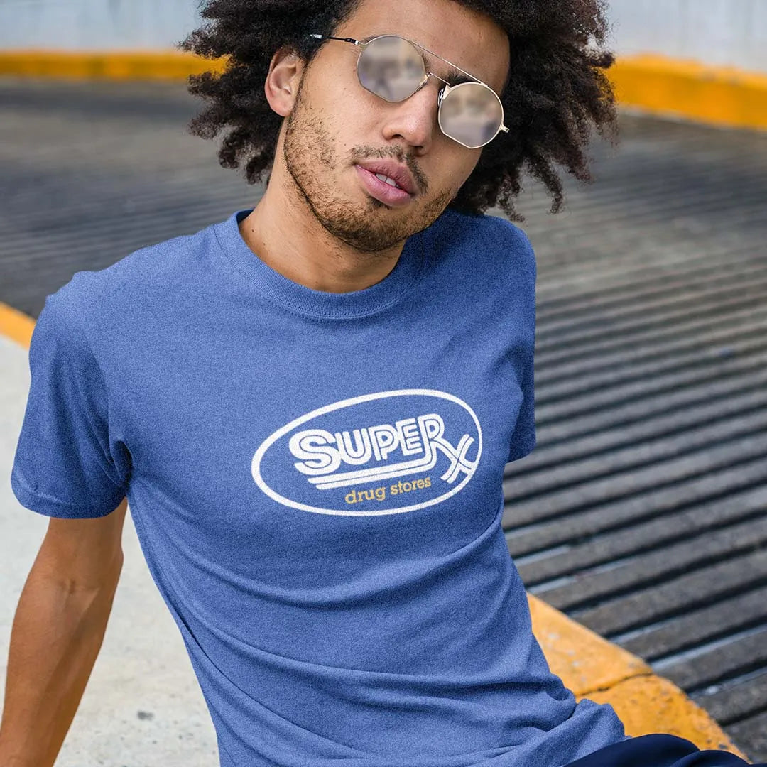 SupeRx Drug Stores Unisex Retro T-shirt