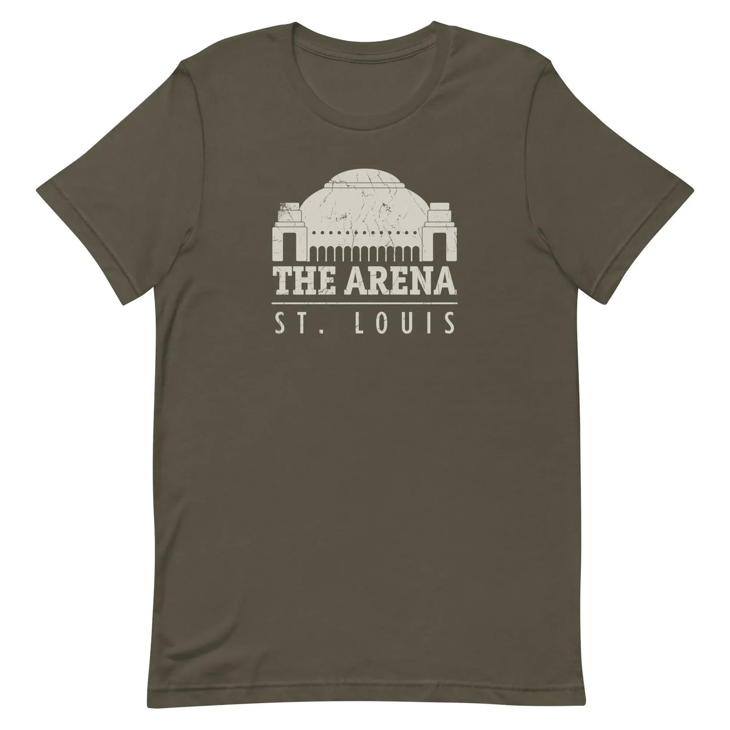 The Arena St. Louis Unisex Retro T-shirt army