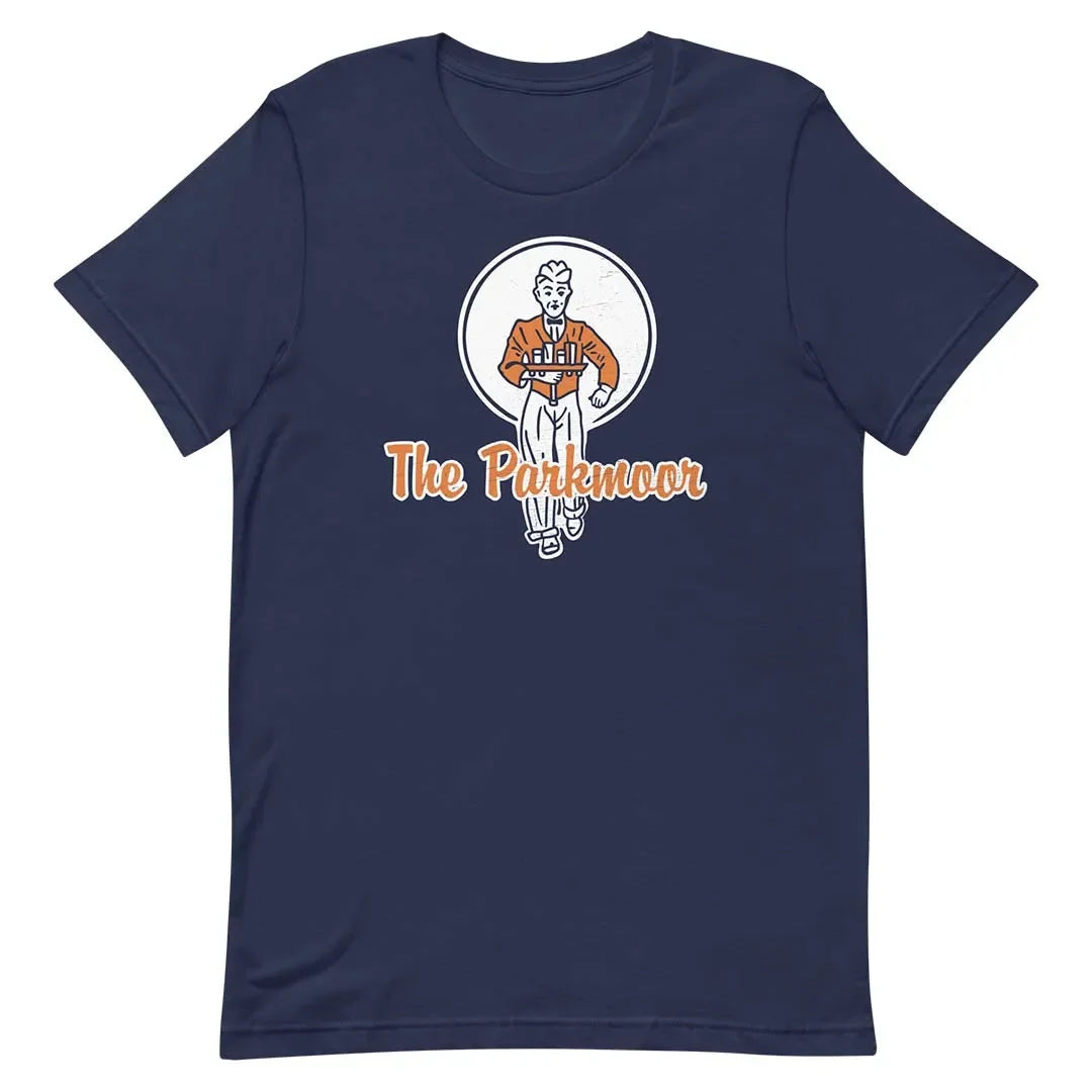 The Parkmoor St. Louis Unisex Retro T-shirt navy