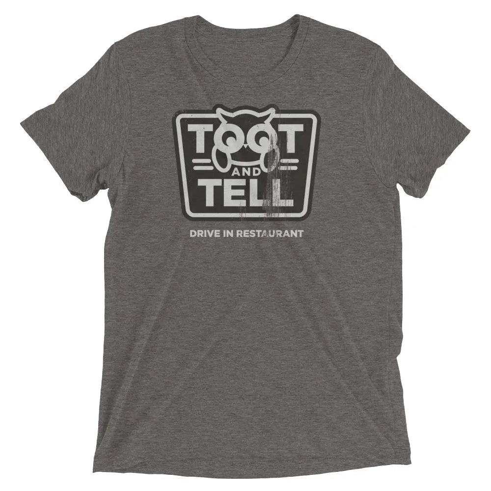 Toot and Tell Drive In Unisex Retro T-shirt