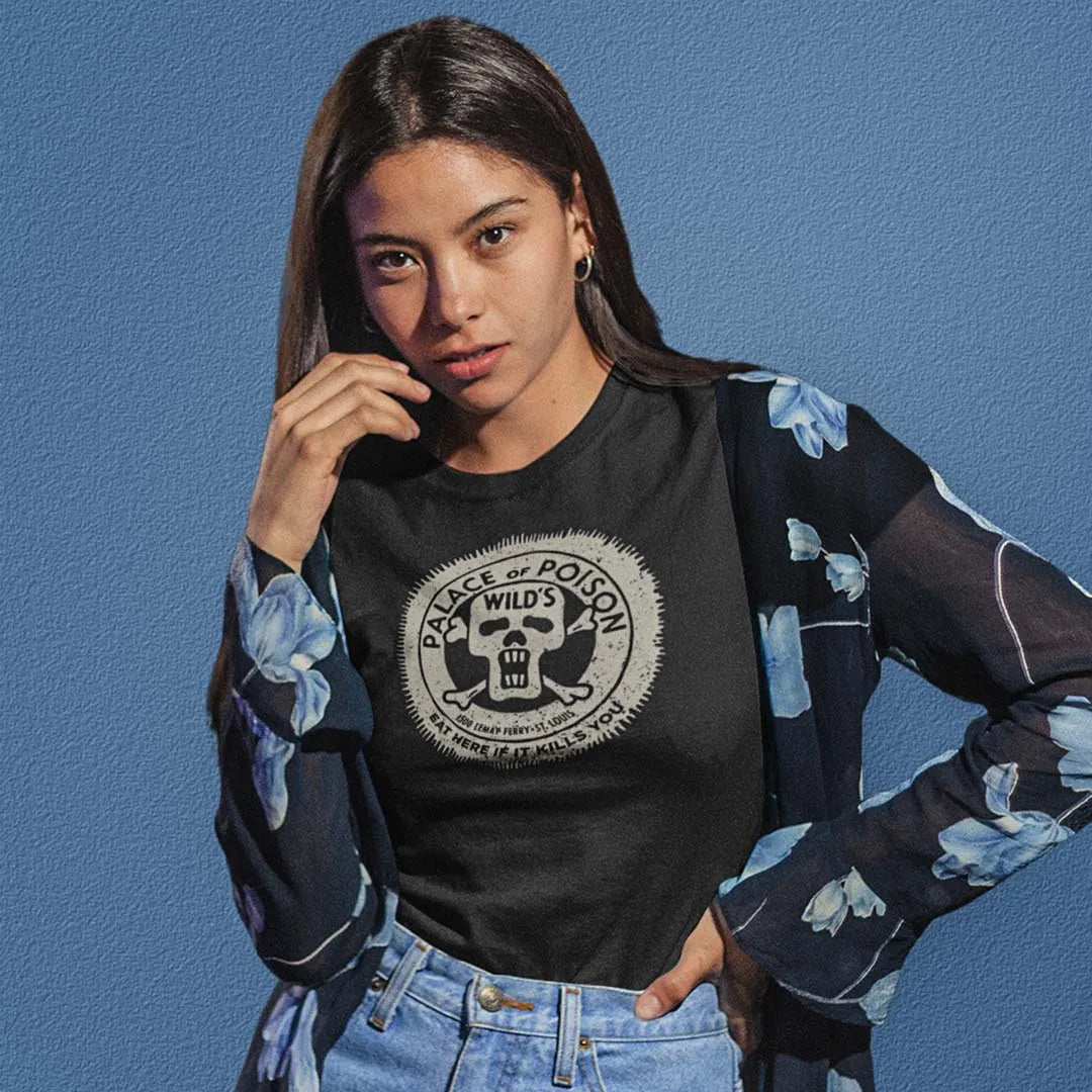 Palace of Poison St. Louis Unisex Retro T-shirt - Bygone Brand