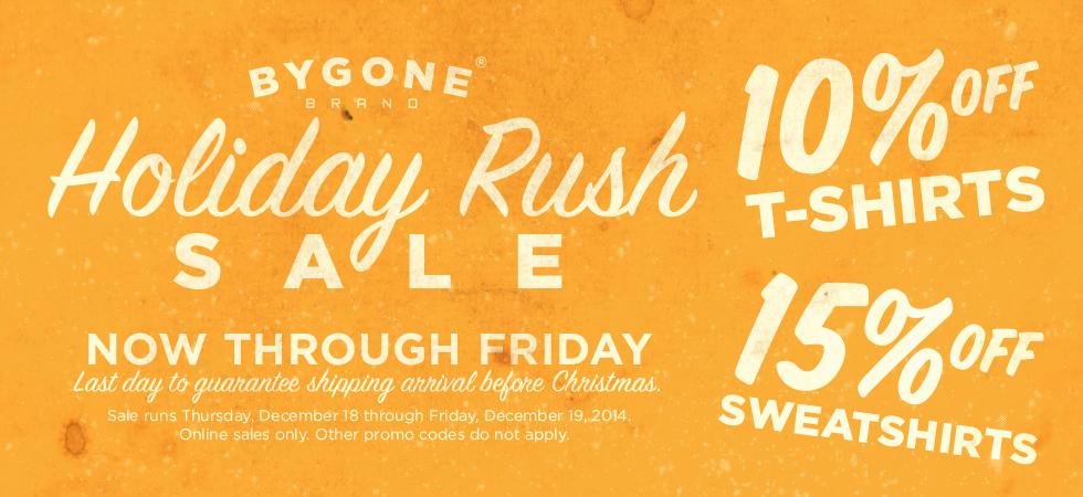 Holiday Rush Sale - Bygone Brand