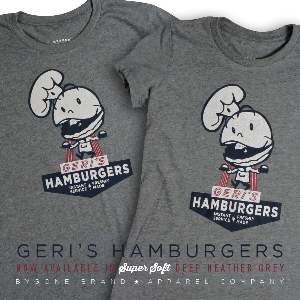 Geri's Hamburgers tee - Bygone Brand