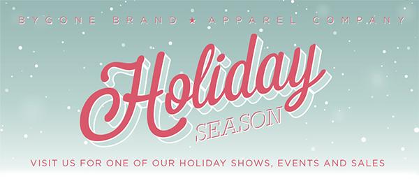 Holiday Shows & Sales - Bygone Brand