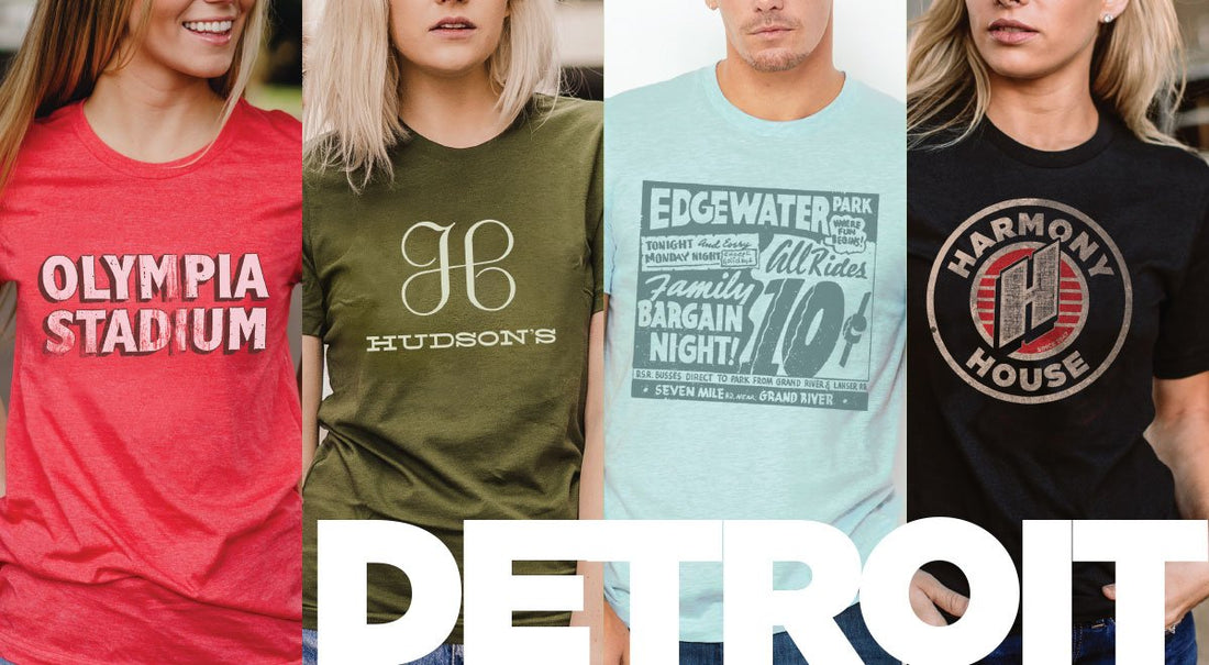 Detroit T-shirts - Bygone Brand
