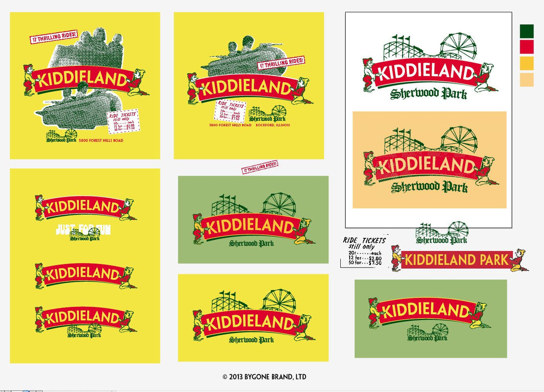 Kiddieland Concept Art - Bygone Brand