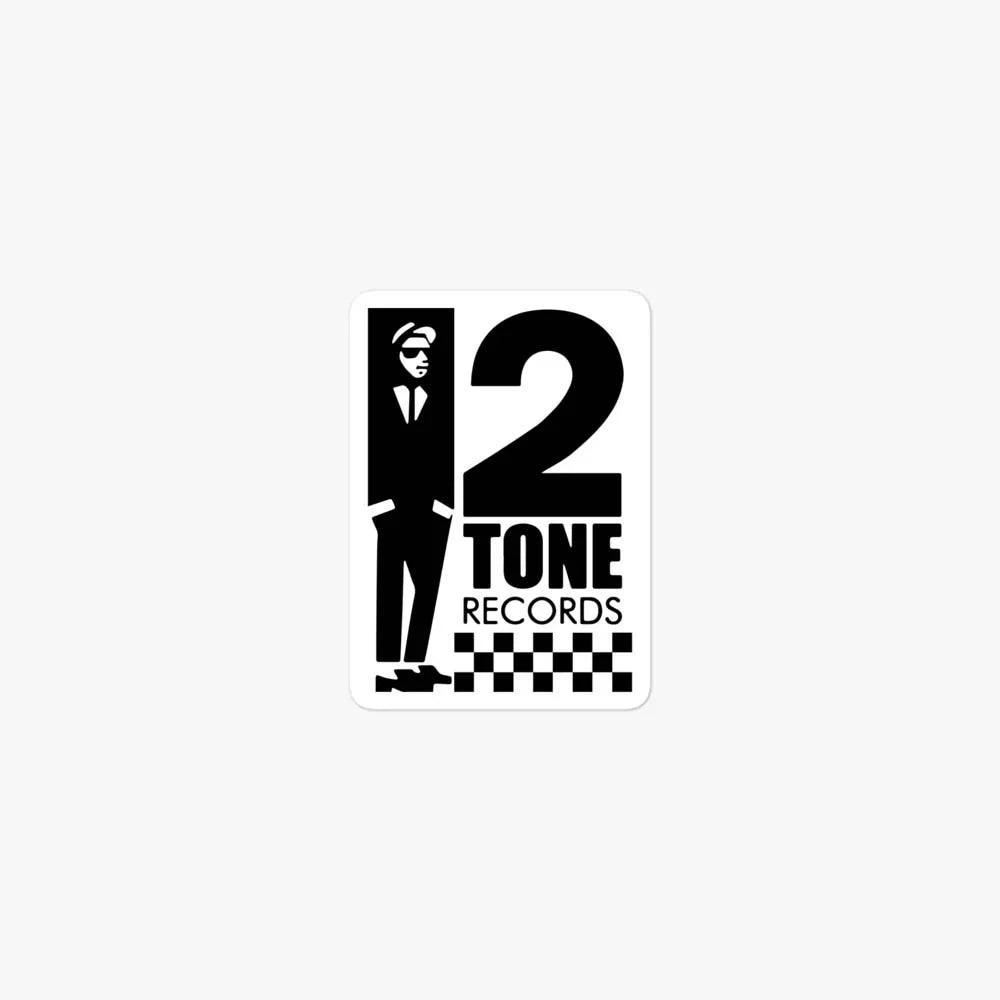 Two Tone Man Sticker 2 Tone Records Retro Sticker – Bygone Brand