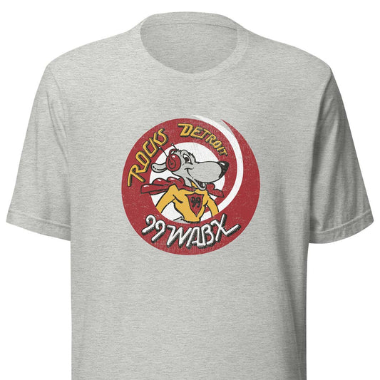 WABX 99 Detroit Radio Unisex Retro T-shirt