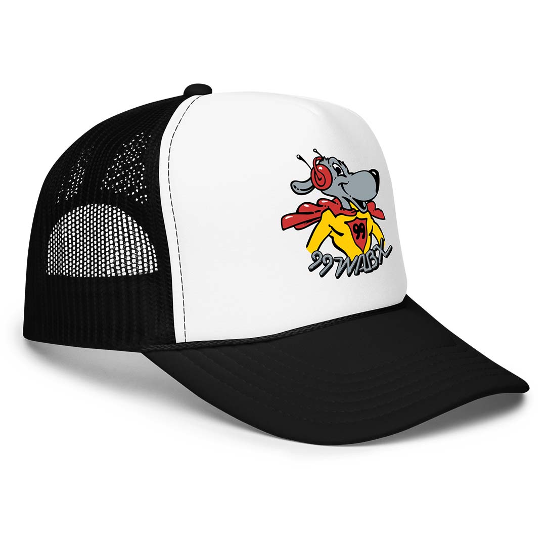 WABX 99 Detroit Radio Retro Foam Trucker Hat