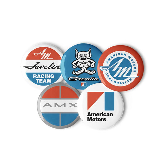 AMC American Motors Pin Buttons Set