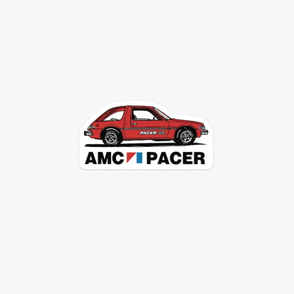 Vg Pacer Rear Sticker AMC Pacer American Motors Retro Sticker – Bygone Brand
