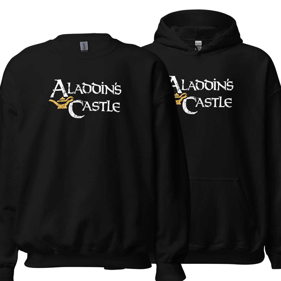 Aladdin's Castle Arcade Unisex Crewneck & Hoodie Sweatshirt