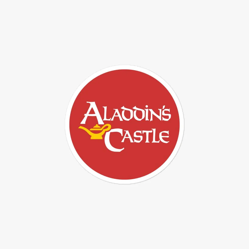 Aladdin's Castle Arcade Sticker