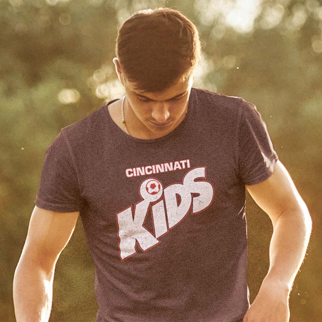 Cincinnati Kids MISL Soccer Unisex Retro T-shirt