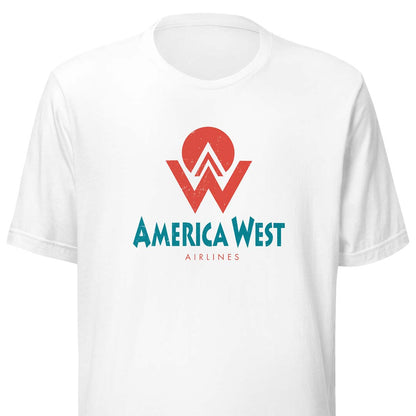 America West Airlines Unisex Retro T-shirt