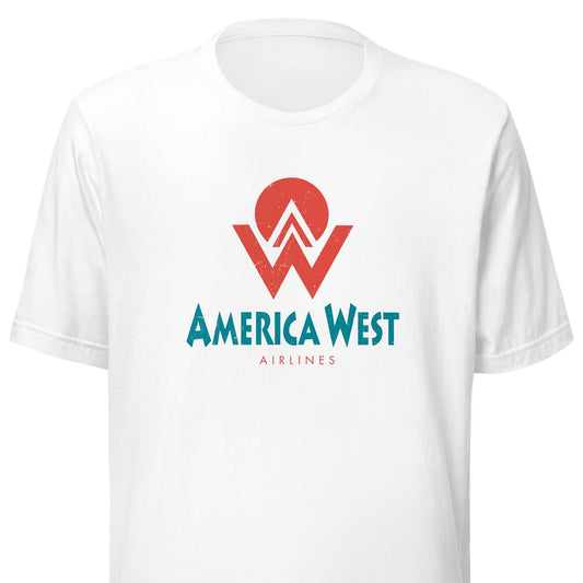 America West Airlines Unisex Retro T-shirt