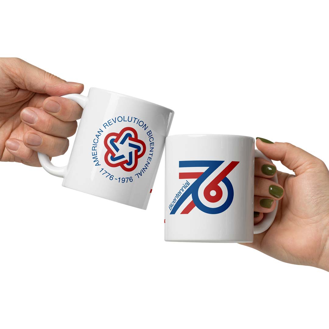 1976 American Bicentennial Retro Ceramic Coffee Mug