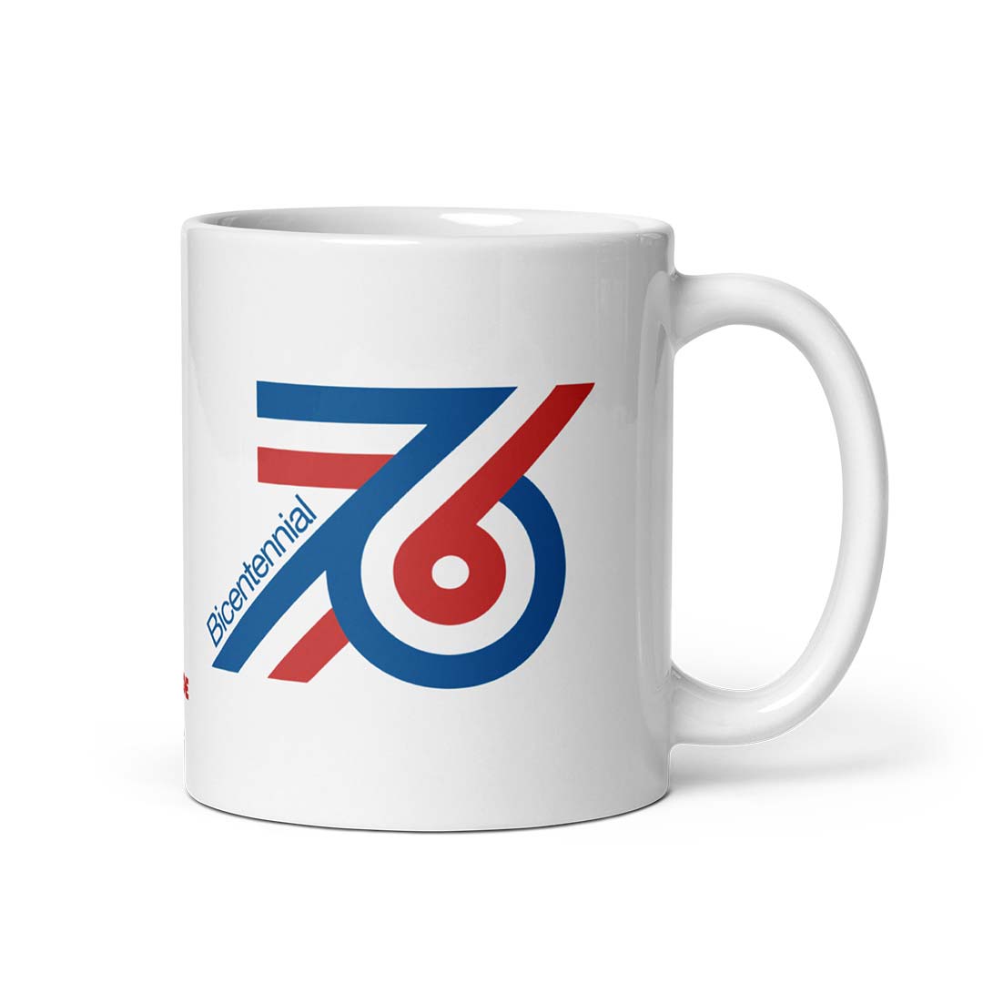 1976 American Bicentennial Retro Ceramic Coffee Mug