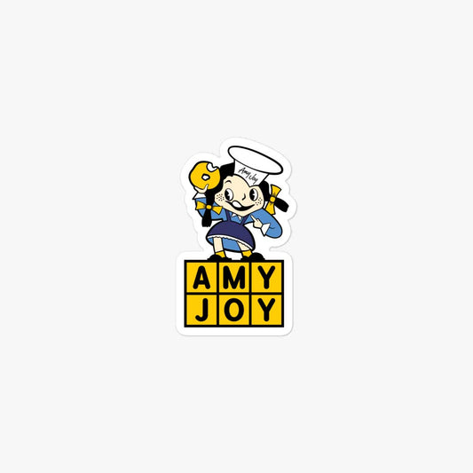 Amy Joy Donuts Retro Sticker