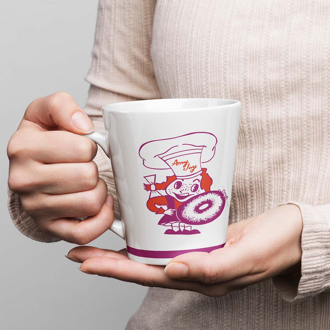 Amy Joy Donuts Latte Mug