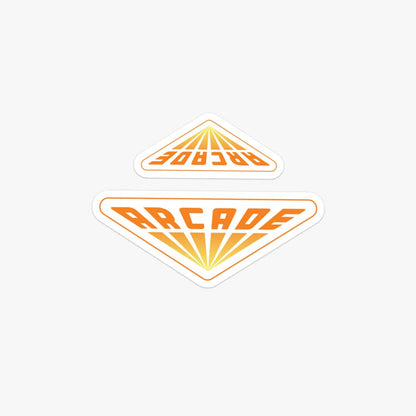 Arcade Video Sign Retro Sticker